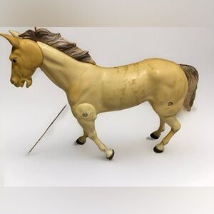 The Lone Ranger horse Silver vintage toy scuffs